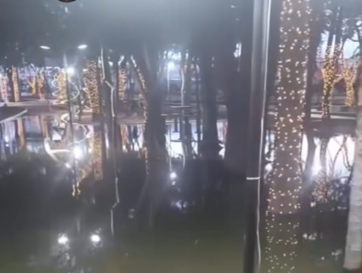 Parque da Cidade alaga e a Natal Iluminado e Expo Uva naufragam em Itupeva